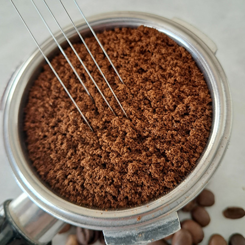 نیدل قهوه مدل تلن دسته چوبی طرح استند دار