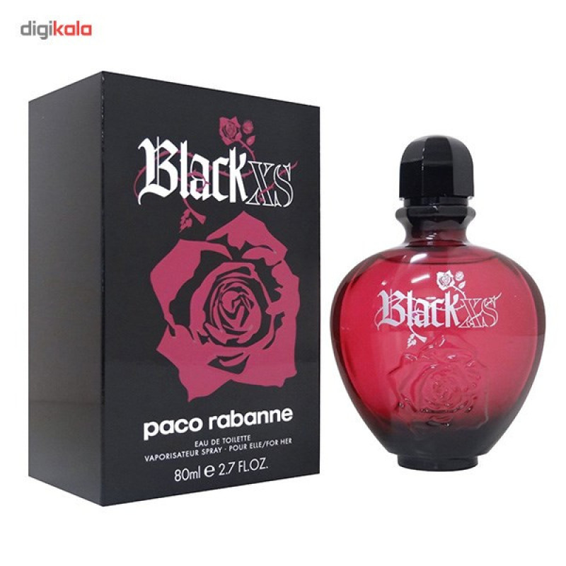 ادو تویلت زنانه پاکو رابان مدل Black XS حجم 80 میلی لیتر