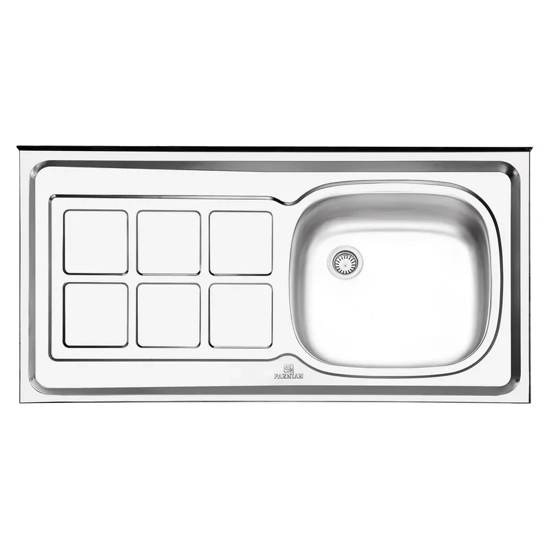 سینک پرنیان استیل مدل 3107 روکار