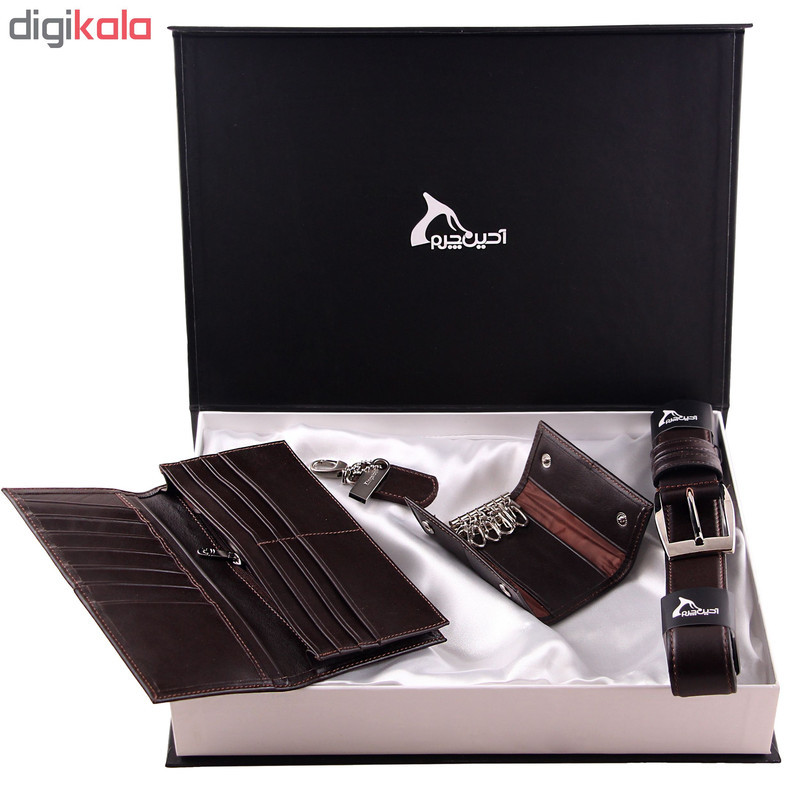 ست هدیه مردانه چرم بارز کد DS53