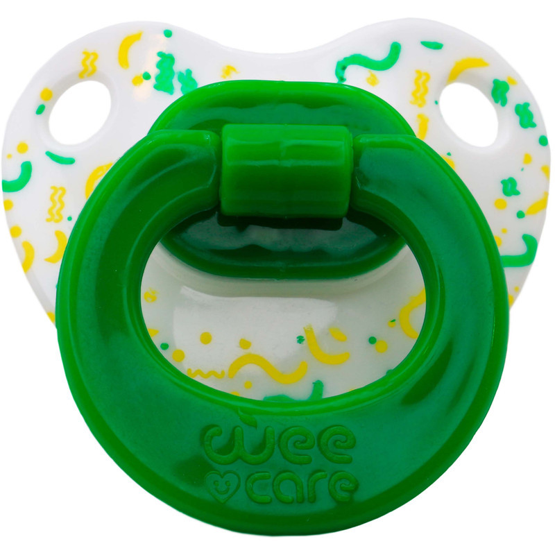 پستانک ارتودنسی وی کر مدل دسته دار مات چاپدار joyful کد P122