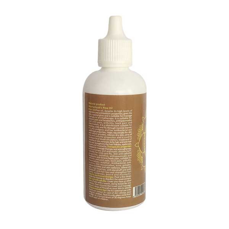 روغن تقویت کننده مو و ریش و سیبیل مرهم یاب مدل کاج حجم 80 میلی لیتر