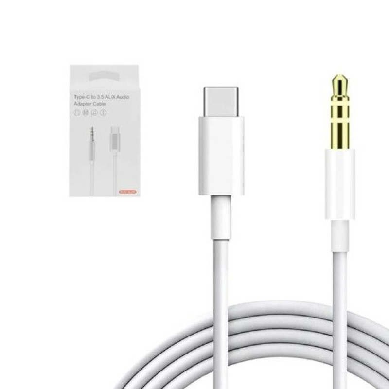 کابل تبدیل  USB-C به AUX مدل GL090 طول 1 متر
