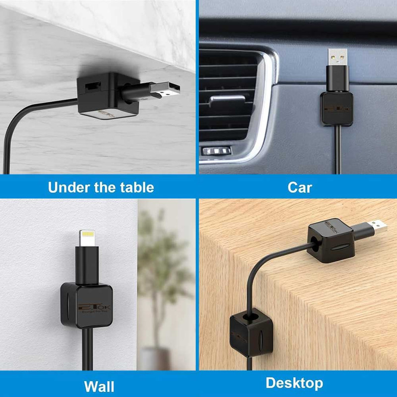 نگهدارنده کابل ایتوک مدل Clip بسته 8 عددی