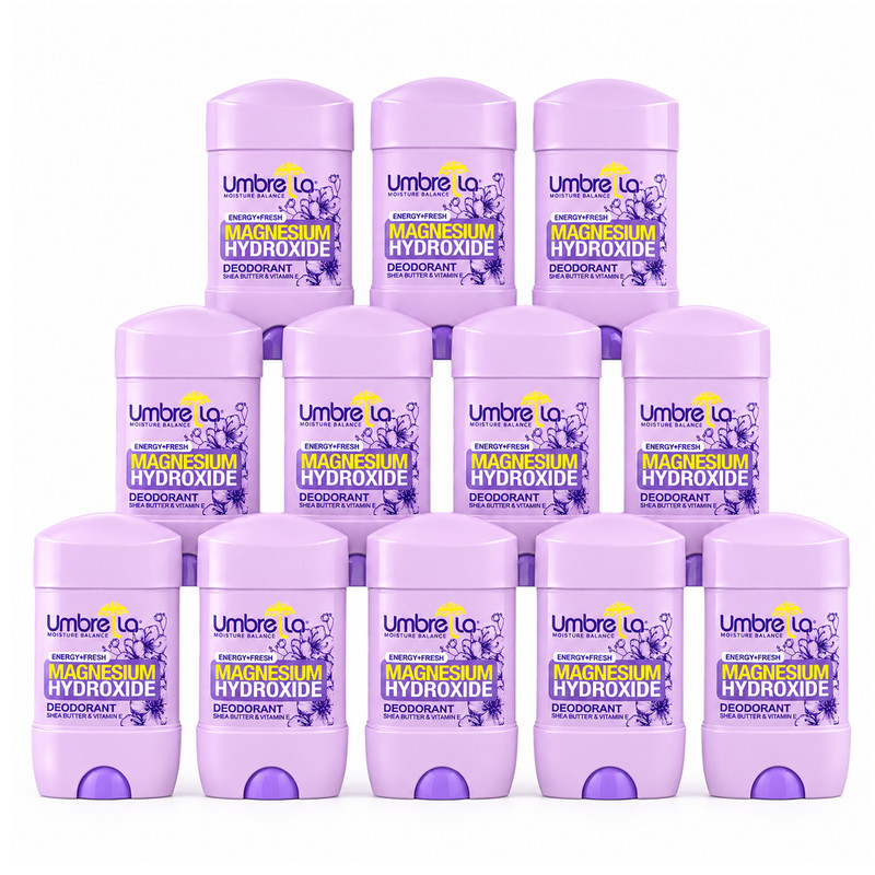 استیک دئودورانت زنانه آمبرلا مدل Energy-Fresh012 حجم 75 میلی‌لیتر مجموعه 12 عددی