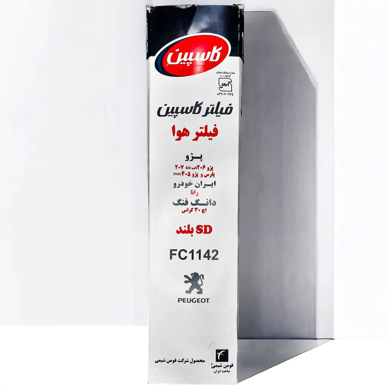 فیلتر هوا کاسپین مدل FC1142 مناسب برای پژو ۲۰۶ تیپ ۵