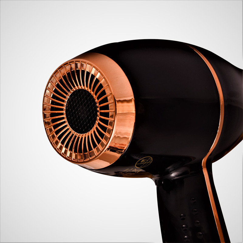 سشوار حرفه‌ای 2400 وات کایسر مدل Max Power کد KA-9080، موتور AC، وزن 1000 گرم، المنت تیتانیوم، دارای سری متمرکز‌کننده باریک، متمرکز‌کننده پهن با ویژگی صاف‌کنندگی، حجم‌دهندگی، با قابلیت باد سرد