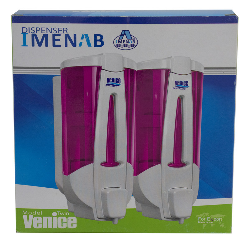 پمپ مایع دستشویی دو قلو ایمن آب مدل VENIZE