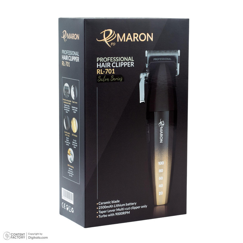 ماشین اصلاح موی سر و صورت شارژی پرومارون مدل RL-701