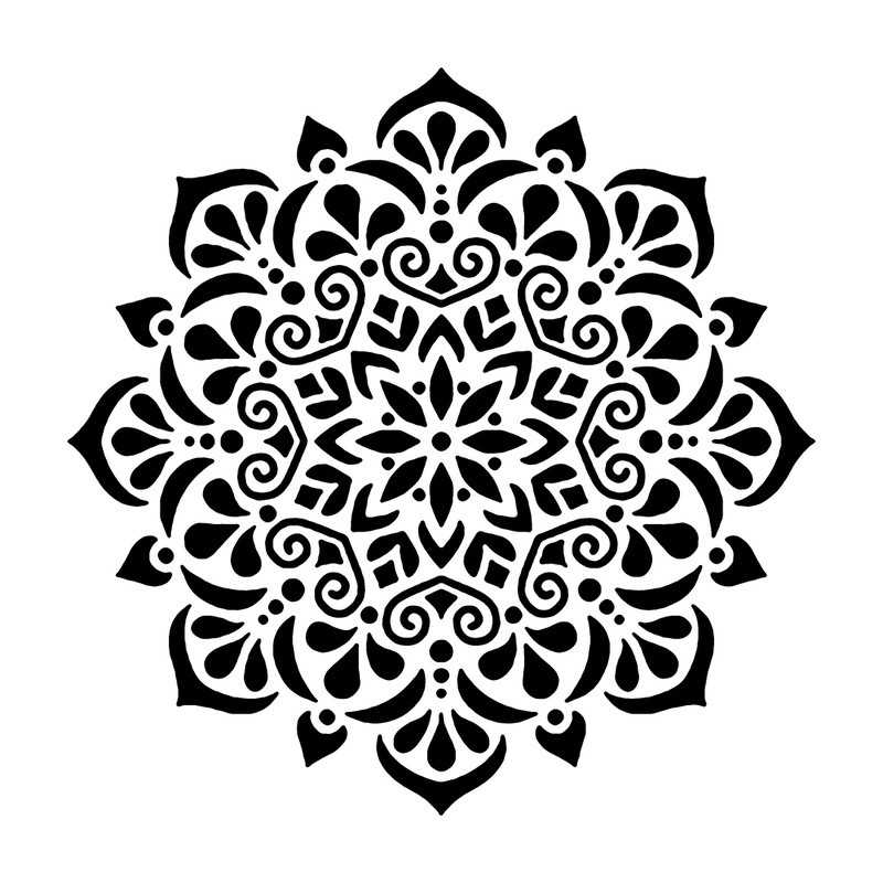 شابلون باتیس آرت طرح تذهیب کد 628