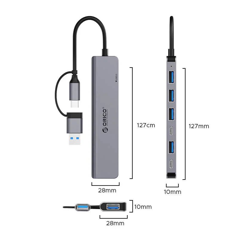 هاب هفت پورت USB اوریکو مدل YSA7-U3