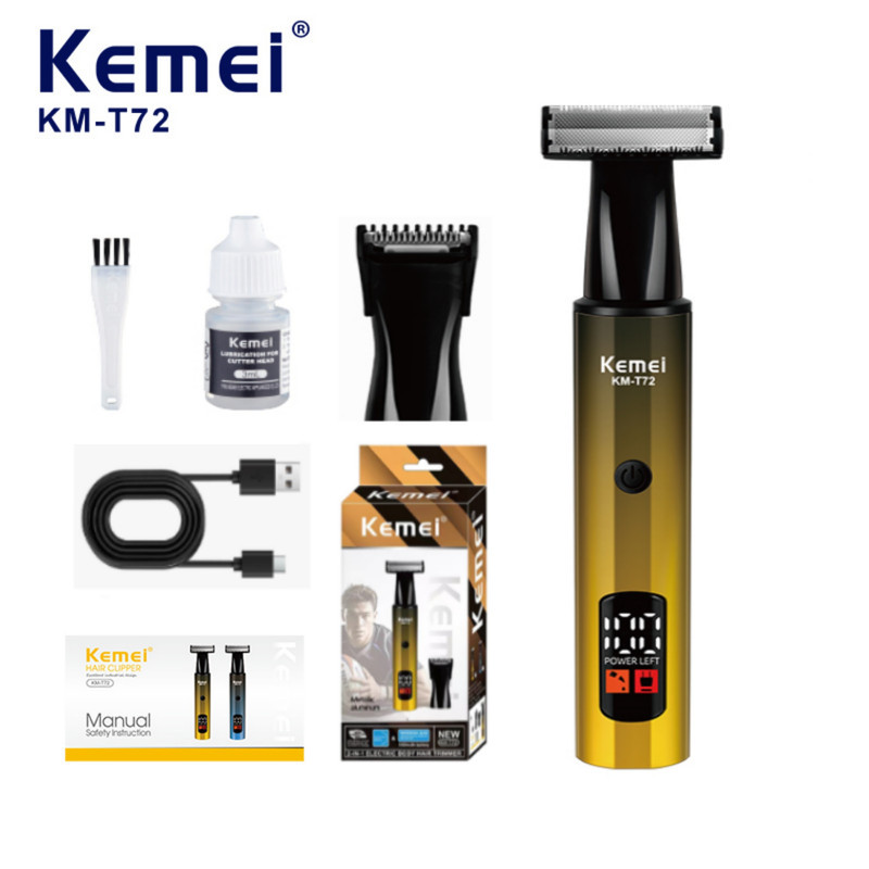 ماشین اصلاح موی بدن و صورت کیمی مدل KM-T72