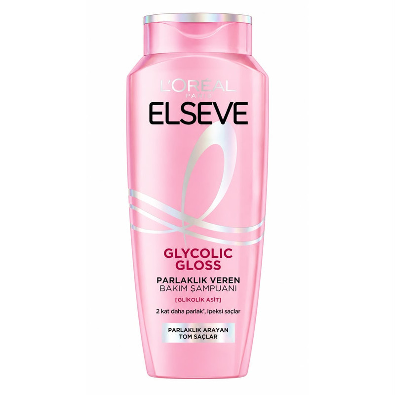شامپو تقویت کننده مو لورآل مدل Glycolic Gloss مناسب برای انواع مو حجم 300 میلی لیتر