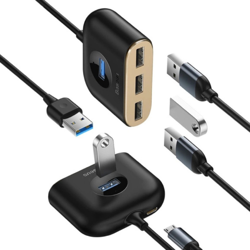 هاب 4 پورت USB 3.0 باسئوس مدل CAHUB-AY