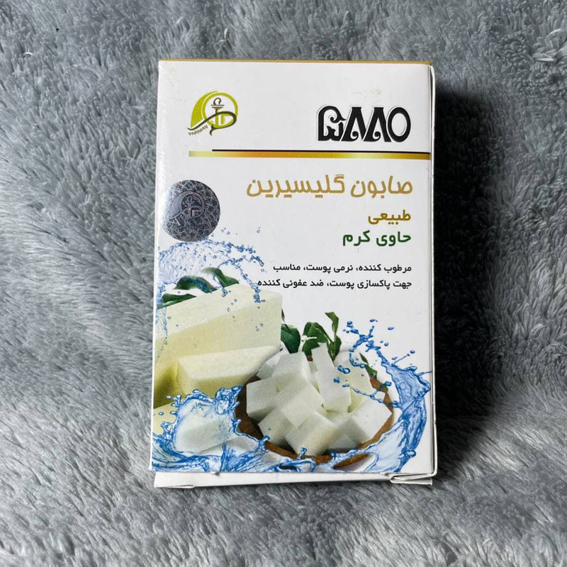 صابون شستشو پرنیان مدل گلیسیرین وزن 100 گرم
