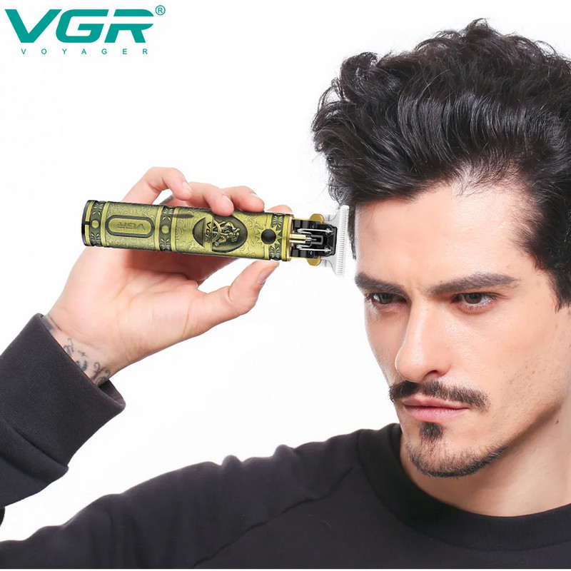 ماشین اصلاح موی سر و صورت وی جی ار مدل 085 به همراه تیغه یدک بسته 2 عددی