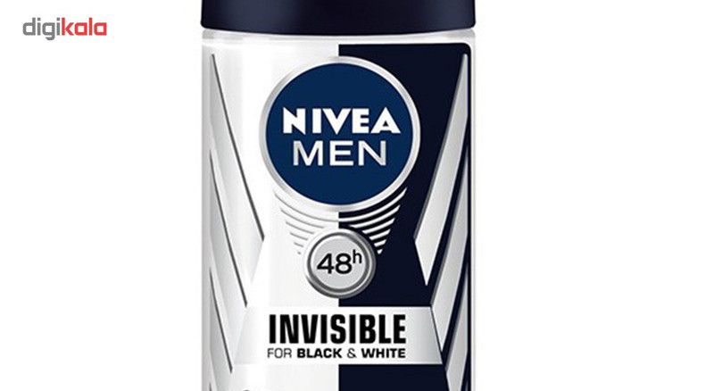 رول ضد تعریق مردانه نیوآ مدل Invisible Black And White حجم 50 میلی لیتر