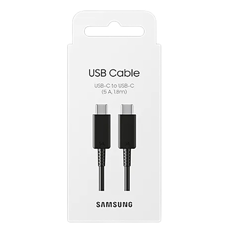 کابل تبدیل USB-C به USB-C سامسونگ مدل 1.8 متری - 5 آمپر