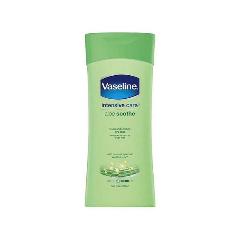 لوسیون بدن وازلین مدل Aloe Soothe حجم 200 میلی لیتر