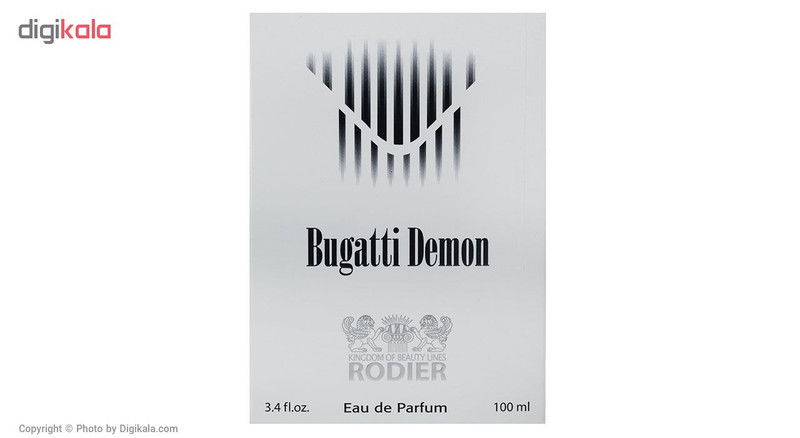 ادو پرفیوم مردانه رودیر مدل Bugatti Demonحجم 100 میلی لیتر