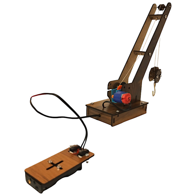 کیت آموزشی ایزی کیت مدل ساخت جرثقیل چوبی کار و فناوری کد EK1