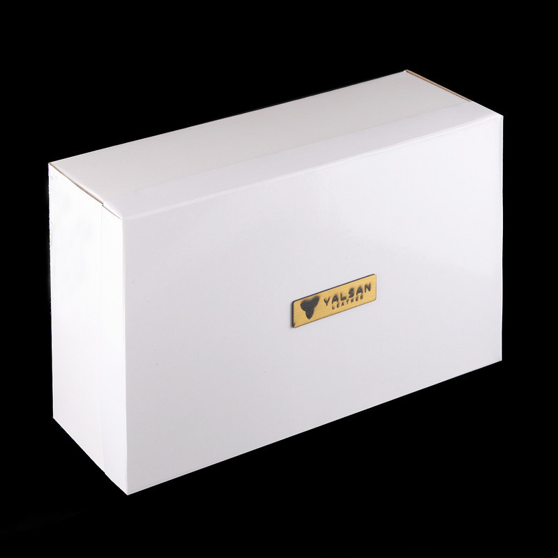 کفش کالج مردانه چرم یلسان مدل لاکی کد PRM-569-msk