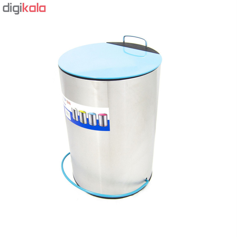 سطل زباله پدالی در رنگی مدل 960076BSE حجم 5 لیتر