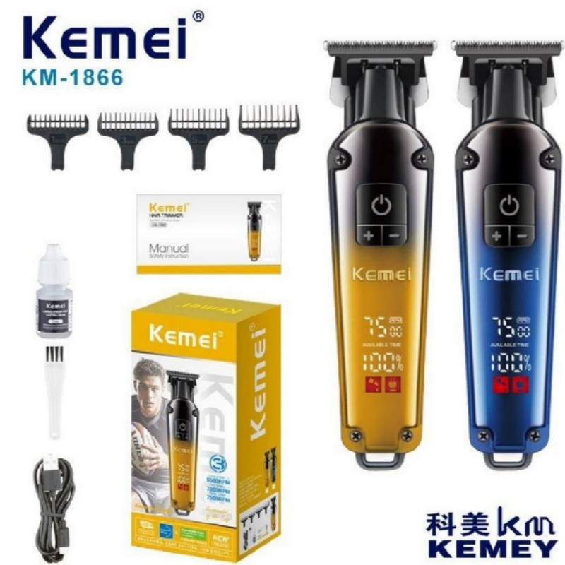 ماشین اصلاح موی سر و صورت شارژی کیمی مدل KM-1866