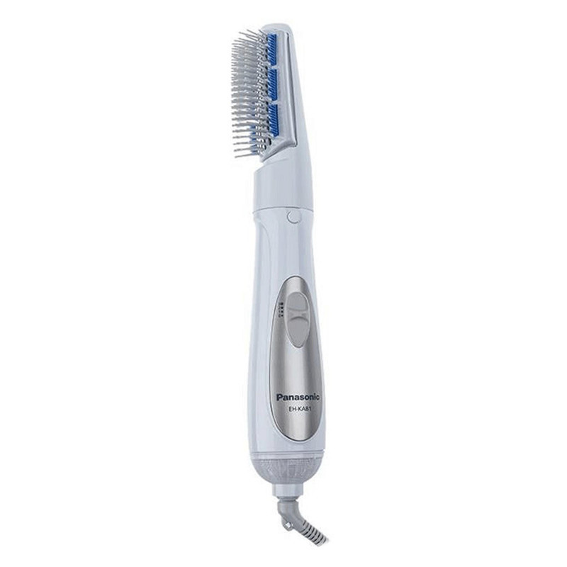سشوار برس‌دار حالت‌دهنده 650 وات پاناسونیک مدل EH-KA81، موتور DC، وزن 1000 گرم، دارای سری برس‌دار گرد پهن، سری برس‌دار تخت، سری دندانه‌دار با ویژگی صاف‌کنندگی، حجم‌دهندگی