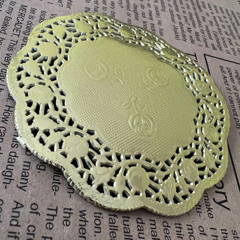 کاغذ شیرینی پزی مدل گیپور کد GOLD مجموعه 50 عددی