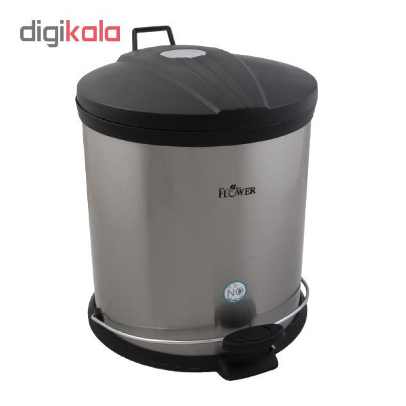 سطل زباله پدالی ردفلاور مدل flrp015 ظرفیت 15 لیتر