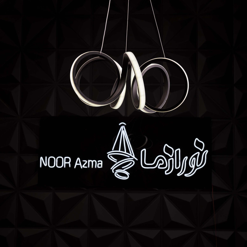لوستر 1 شعله نور از ما رشکان مدل FERGOL5PAR
