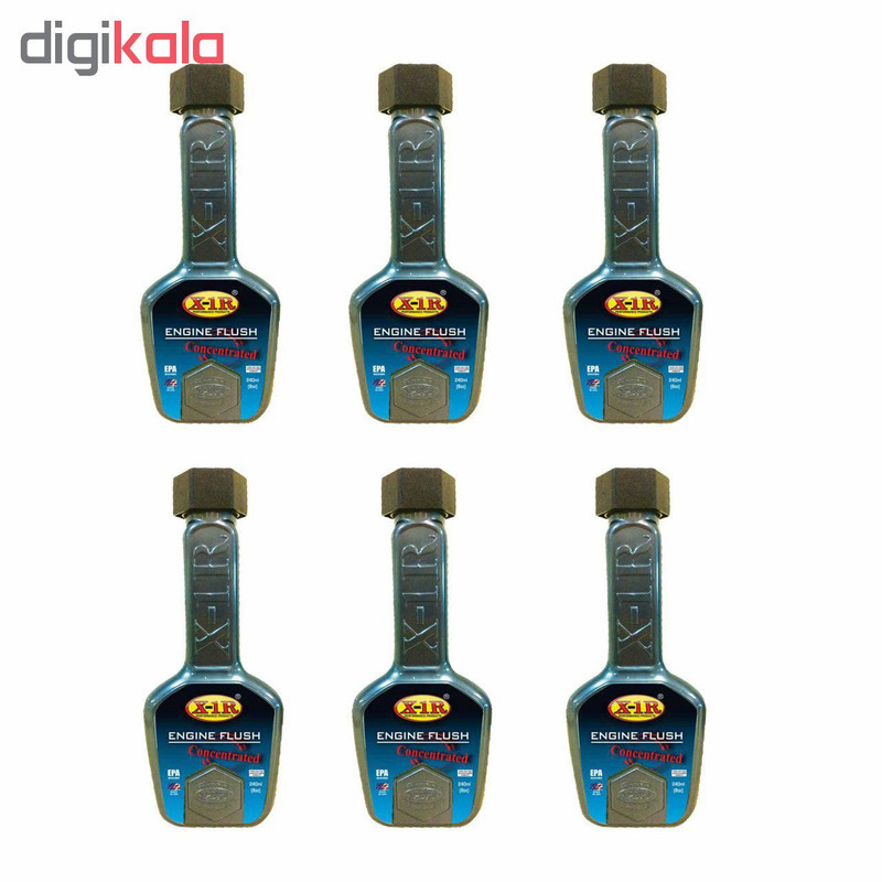 مکمل روغن موتور خودرو X-1R مدل Eng.Fl حجم 240 میلی لیتر بسته 6 عددی
