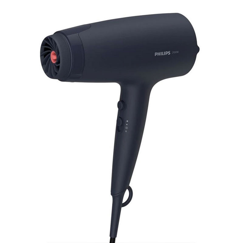 سشوار حرفه‌ای 2100 وات فیلیپس مدل BHD360، موتور DC، وزن 290 گرم