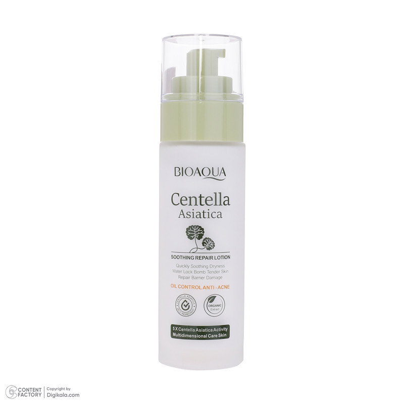 لوسیون ترمیم کننده بایو آکوا مدل Centella Asiatica حجم 80 میلی لیتر