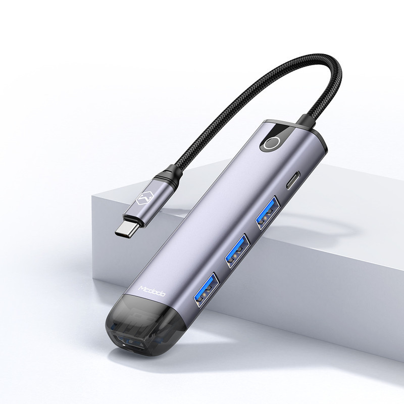 هاب 5 پورت USB-C مک دودو مدل HU-7750