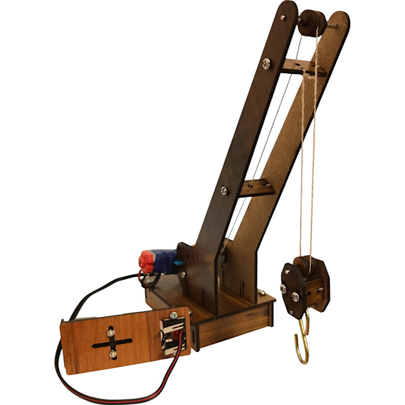 کیت آموزشی ایزی کیت مدل ساخت جرثقیل چوبی کار و فناوری کد EK1