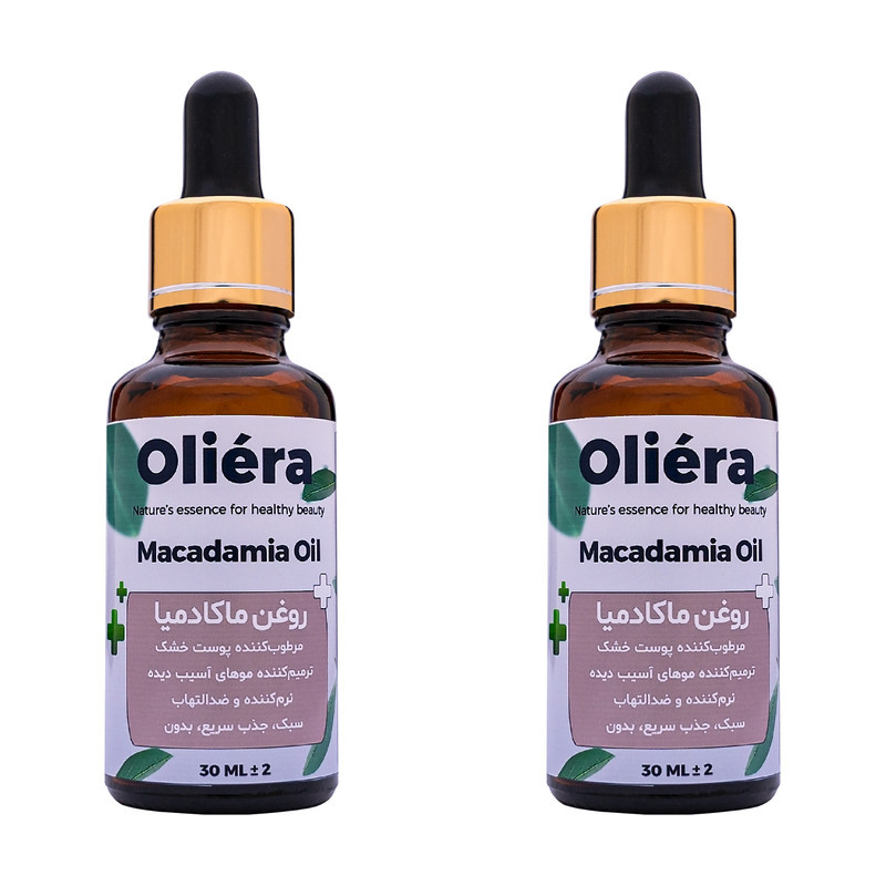 روغن ماکادمیا اُلیئرا مدل A حجم 60 میلی لیتر بسته 2 عددی