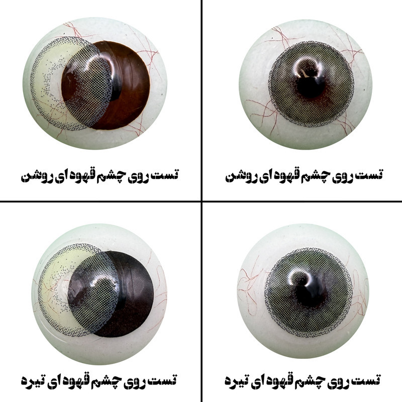 لنز چشم رویال ویژن مدل DAZZLING GR کد 38 رنگ سبز طبیعی دوردار