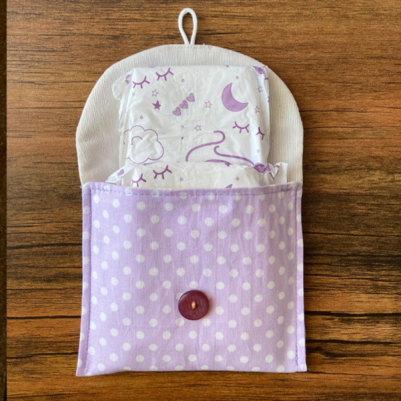 کیف نوار بهداشتی مدل purple garden