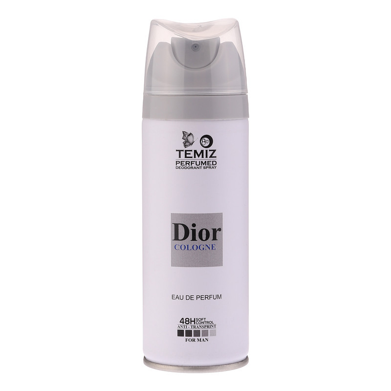 اسپری  مردانه تمیز مدل Dior cologne حجم 200 میلی‌لیتر