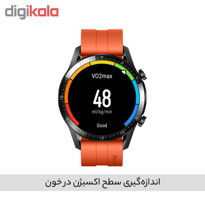 ساعت هوشمند هوآوی مدل WATCH GT 2 LTN-B19 46 mm بند لاستیکی