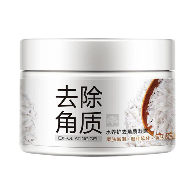 اسکراب لایه بردار پوست بایواکوا مدل  Brightening Exfoliating Rice Gel حجم 140 میلی لیتر