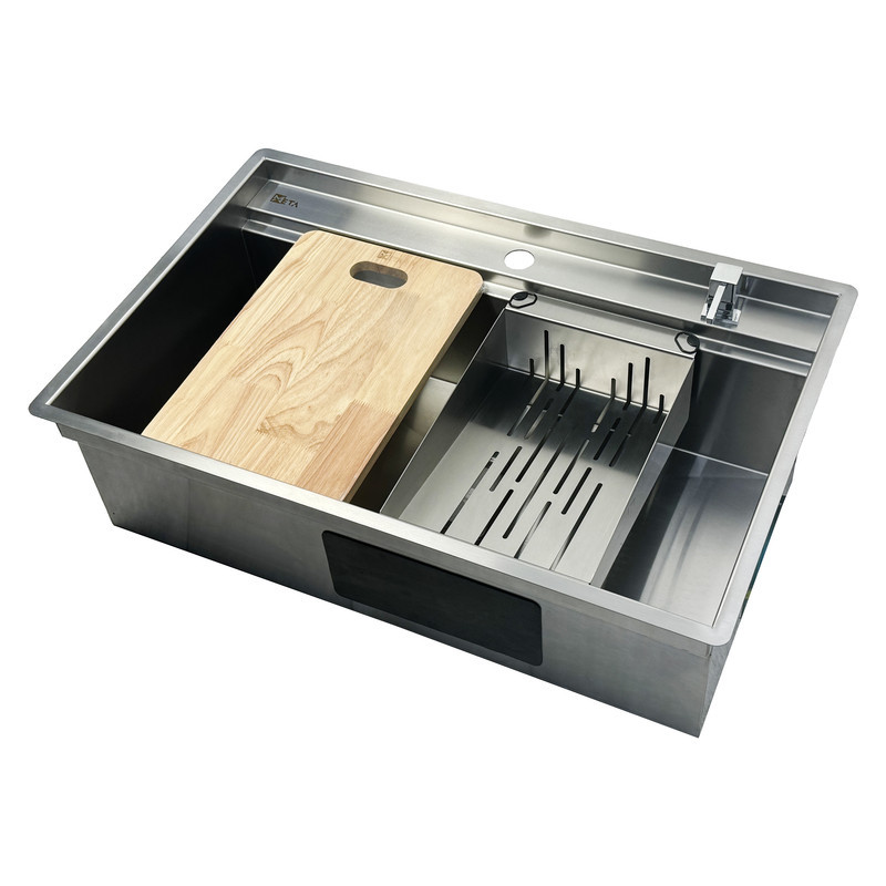 سینک ظرفشویی استیل متا مدل M104S  توکار