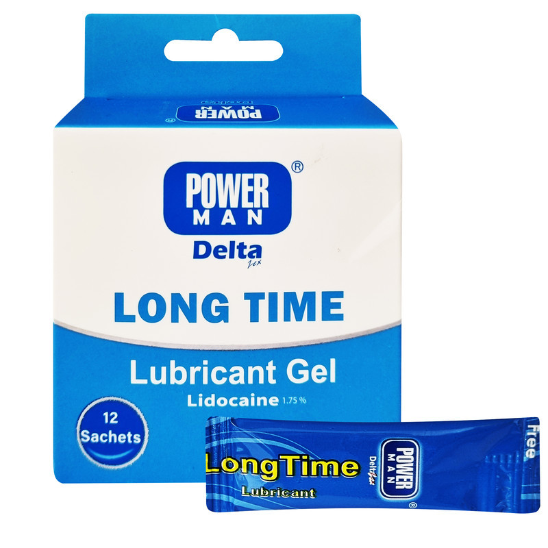 ژل تقویت جنسی دلتازکس مدل Long Time بسته 12 عددی