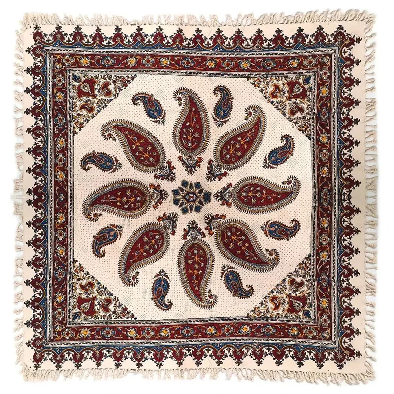 رومیزی قلمکار دن هوم طرح بته جقه کد D.100