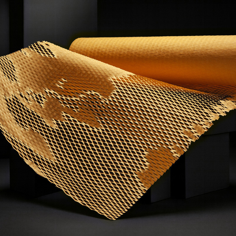 کاغذ بسته بندی کندوپک مدل لانه زنبوری رول 50 متری
