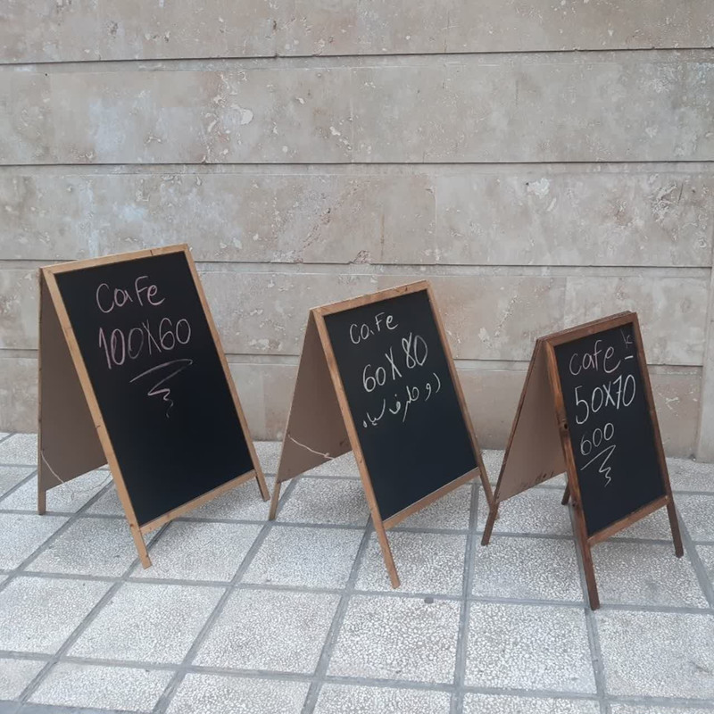 تخته سیاه مدل cafe3 سایز 100×60 سانتی متر