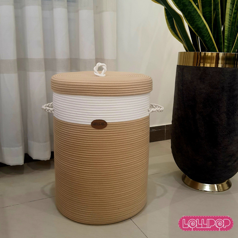 سبد رخت چرک لالیپاپ مدل بافت