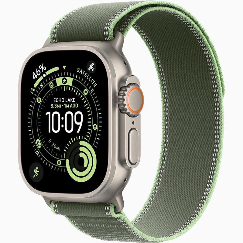 ساعت هوشمند 49 میلی متری اپل مدل Ultra 3 Natural Titanium Case با بند Trail